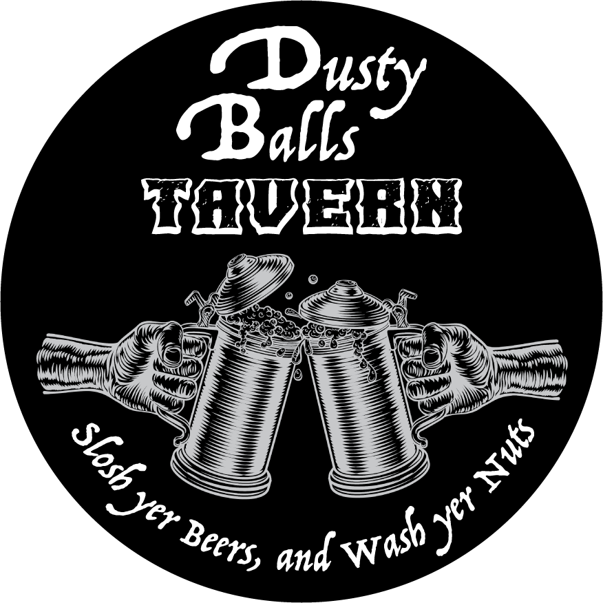 Dusty Balls Tavern Sticker