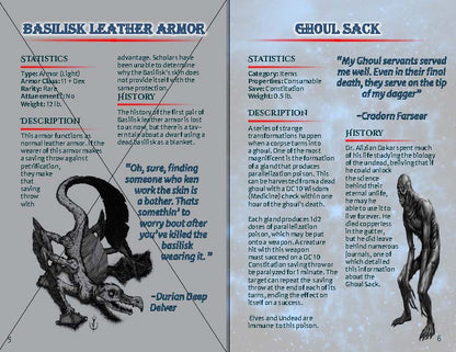 Skin & Bone: A RPG Zine of Harvesting Monster Parts (PDF)