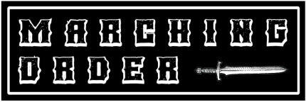 Marching Order Sticker